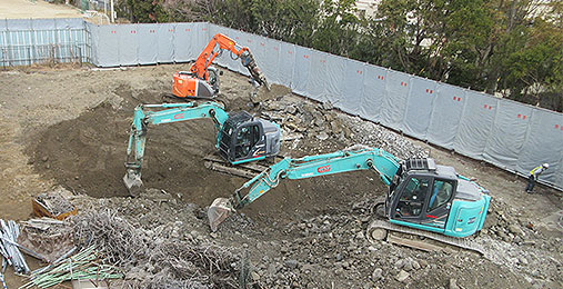 見出し用建設重機の画像